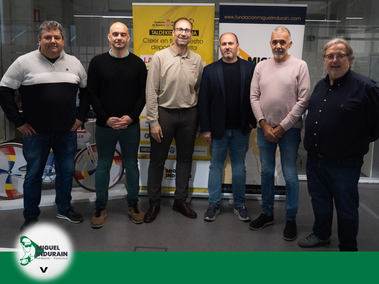 La Fundación Miguel Indurain Fundazioa firma los convenios para la estructuración del balonmano masculino y femenino